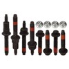 Vincos Exhaust Manifold Bolt Set 6505316AA 6507746AA 6508219AA 6508220AA Compatible