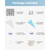 Kootek 48Pcs Russian Piping Tips Set, Piping Bags and Tips