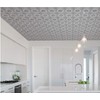 Camden Antique White Faux Tin Peel & Stick Backsplash Tiles