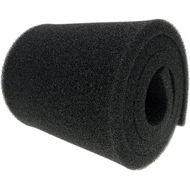 Wave Point Aquarium Filter Sponge, Biological and Mechanical Aquarium Filter Media Sponge Pad, Open Cell Foam Sheet Cut-to-Fit for Fish Tank Sump, Pre-Filter Sponge (12" x 72" - 20 PPI)