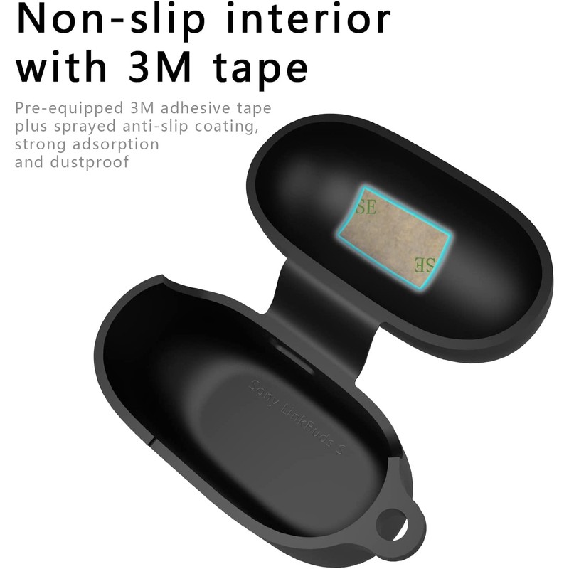 USTIYA Funda para Sony LinkBuds S Case Silicona Protectora de