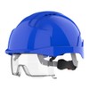 JSP EVO VISTAlens EN 397 Safety Helmet with Integrated Eyewear
