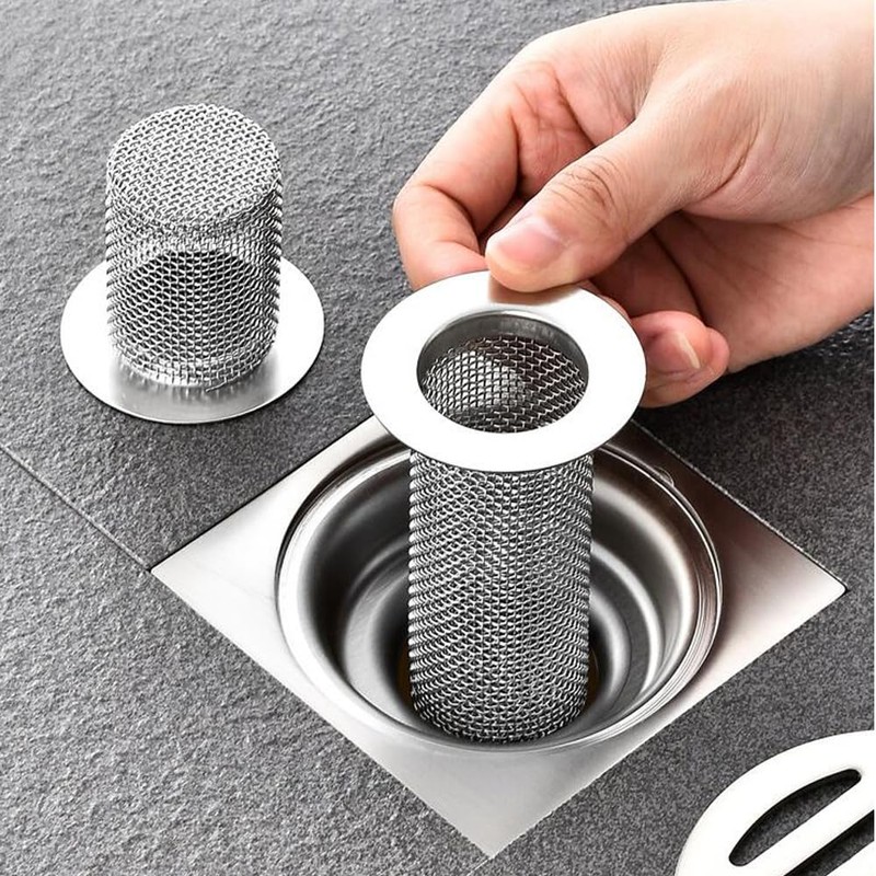 UtySty 2 Pack Hair Catcher Sink Drain Filter Stainless Steel
