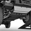 Hooke Road Front Skid Plate Textured Black Steel Offroad Accessories