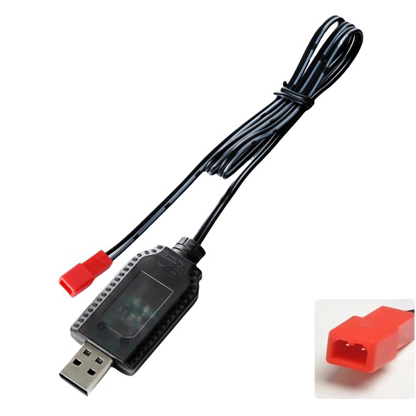 Aliwisdom Universal RC Charger Cable with JST 2 Pin Connector