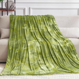 Guohaoi Cooling Throw Blanket Summer Blanket Tie Dye for Hot Sleepers Lightweight Breathable Bed Blanket, Arc-Chill Q-Max >0.5 Cool Fiber (50''x70'')