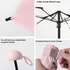 BAODINI Travel Essentials Mini Umbrella for Purse With Case Small