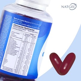 MEN MULTI-VIT | Natgel Multivitamínico para Hombre con Omega 3 | Energía, Vitalidad y Rendimiento Diario | Vitaminas, Minerales y Antioxidantes | Apoy