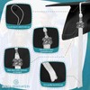 Endea Graduation Single Color Tassel with Silver Bling Charm (White,