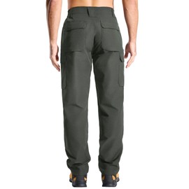 LOOGU Cargo Pants for Men with 7-Pocket, Water-Resistant Breathable Quick-Dry Mens Hiking Pants for Outdoor Camping Casual Alpha Green