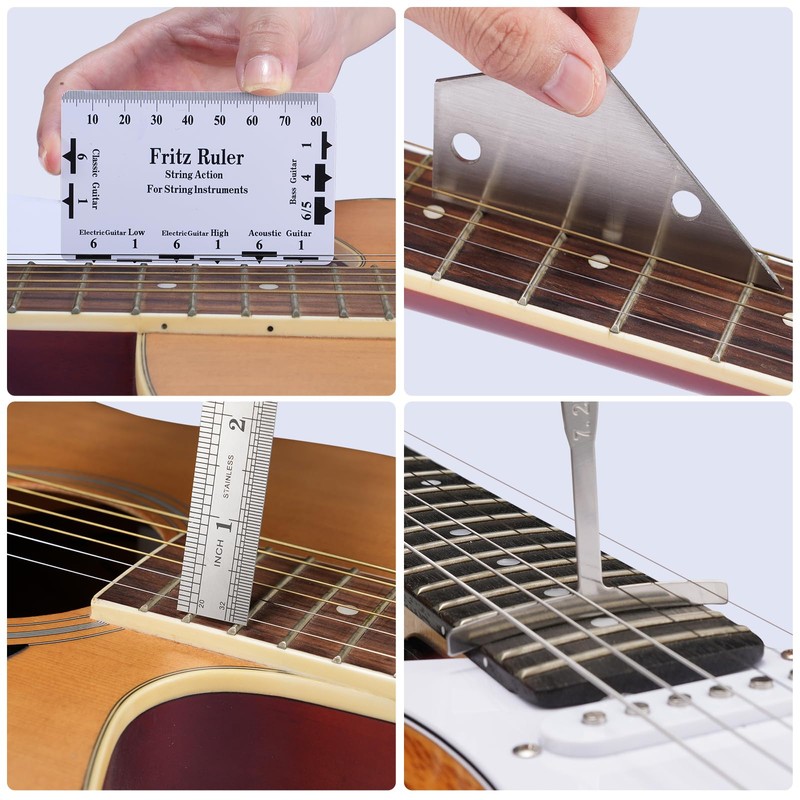 LEKATO 25Pcs Guitar Tool Kit, Guitar Repair Kit, Guitar Maintenance