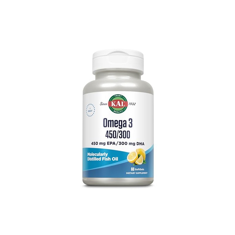 Omega 3 450/300 Kal 60 Softgel by Kal