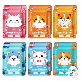 12PCS Face Masks Variety Set,Lightweight Long Lasting Hydrating Sheet Mask,Moisturizing Face Masks Set,Facial Mask Gift Set Suitable for All Skin Types 09