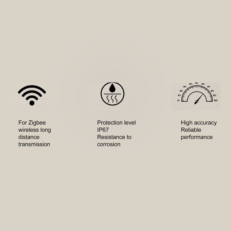Fdit Zigbee Soil Sensor Smart Home Tool 304 Monitoring Wireless