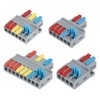 MiJunHD 2 In 4 Out Quick Lever Push-in Electrical Wire