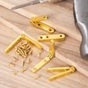 Joez Wonderful 12 Pcs 90 Degree Hinges, Wooden Box Hinge