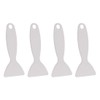 Jitnga Pack of 4 Portable Plastic Ice Scraper De-Icer for