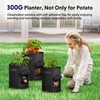 iPower Potato Grow Bags with Flap 4 Pack 10 Gallon,