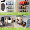 4 Pack Magnetic Shelves for Washing Machine, Heavy-Duty Magnetic Laundry