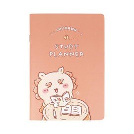 Sunstar Stationery 748580 Chiikawa Study Planning Notebook, Shisa, Keikaku Notebook, Study Plan, A5, 1 Page Per Day