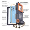Funda Para Teléfono Móvil De Buceo Universal Submarino 15 M