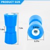 ORLANG 2 Pack 8 Inch Heavy Duty Boat Trailer Roller,Polyurethane