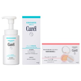 Curel Foaming Facial Cleanser 5.1 fl oz (150 ml) + Bonus Set
