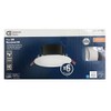 4 in. White Flush Round Wet Rated LED Integrated Recessed