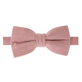 Spring Notion Men's Linen Blend Pre-tied Bow Tie, Desert Coral