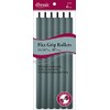 Annie Flex Grip Hair Rollers, Gray, 6 Count