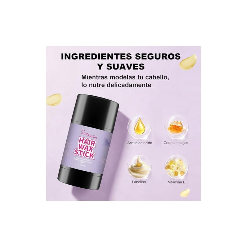 Start Makers Cera en Barra para Cabello de Mujer 60g,
