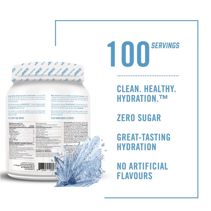 BioSteel Hydration Mix, Great Tasting Hydration with Zero Sugar, and