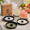 3 Tier Bar Glass Rimmer for Margarita & Cocktail, Black