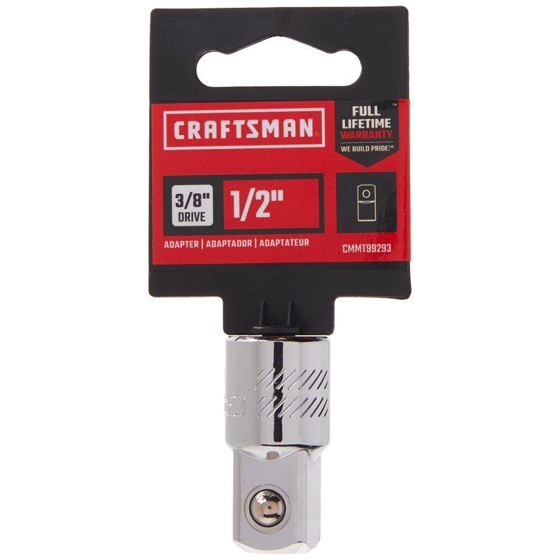CRAFTSMAN 3/8" To 1/2" Socket Adapter, 3/8-Inch Drive, Female to