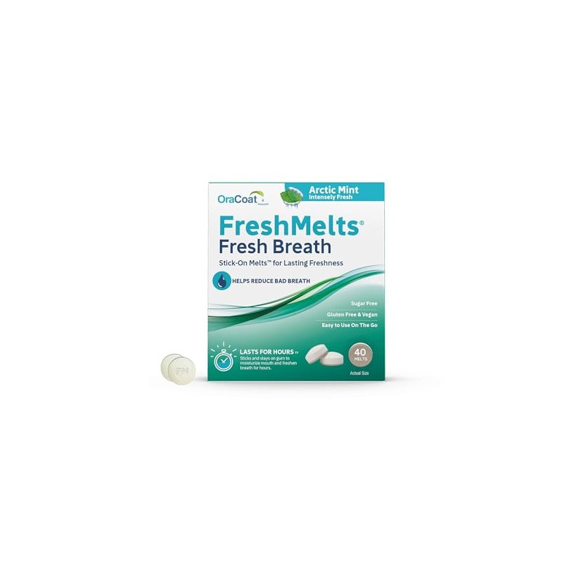 OraCoat® FreshMelts® Fresh Breath Stick-on™ Melts for Lasting Freshness, Sweet