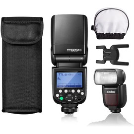 GODOX TT685II-S Flash Stropo 2.4G HSS 1/8000S TTL GN60 330 Full Power Pop, TCM Instant Conversion Quick Release Lock Flash Speedlite for Sony Camera