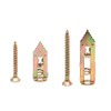 zalati Hammer Drive Anchor 60pcs Drywall Self-Drilling Anchor Screws Anchor