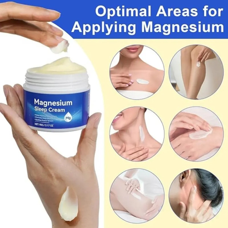 Para Crema Para Dormir Con Magnesio, Crema Tópica De