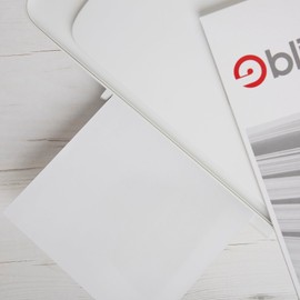 Blick Labels, White, 14 Per Sheet 25 Sheets, Rectangular, 99.1mm x 38.1mm, 350 Labels, for Home, Office, Family, School