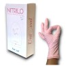 Guantes Nitrilo Uniseal Rosa Claro 200 Resistentes