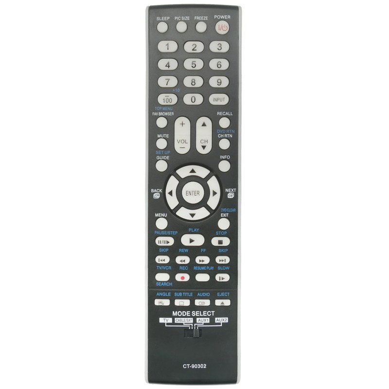 CT-90302 Replace Remote Control CT90302 fit for Toshiba TV 22AV500