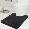 smiry U-Shape Toilet Mat, Extra Soft Pedestal Mat for Toilet,