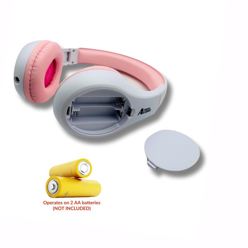 Portable Personal FM Radio Headphones Pull-Out Antenna for Great Reception,