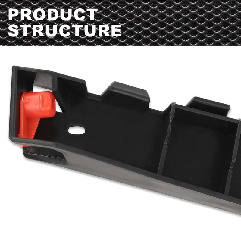 CROSSDESIGN Bumper Bracket Front Pair Beam Mount Support Compatible with