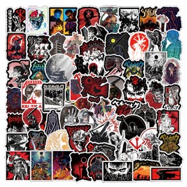 75pcs Berserk Anime Stickers Classic Game Sticker for Children, Girls, Boys, Teenagers, Adult Water Bottles, Laptops, Suitcases, Birthday Toy Decoration, Kids Holiday Party