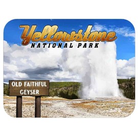 Yellowstone National Park Old Faithful Geyser Fridge Magnet