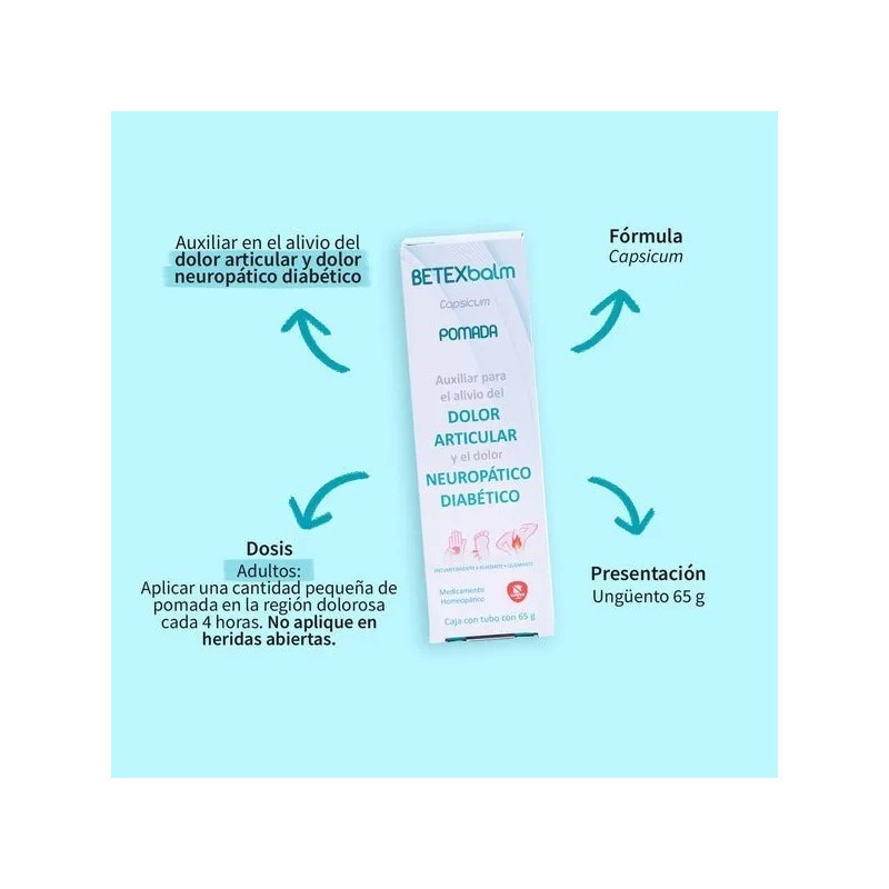 Betexbalm Auxiliar en Neuropatía Diabética 🌿👣