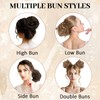 Permuly Messy Bun Hair Piece, Elastic Messy Fake Hair Bun