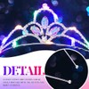 DRESBE Light Up Crystal Tiaras LED Rhinestone Crown Headband Princess