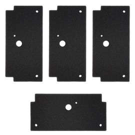 Set of 4 Dryer Filters for Bosch Siemens Heat Pump Dryer 12022801, 292 x 142 x 19 mm Sponge Filter Mat, Heat Pump Dryer Filter, Tumble Dryer Base Filter